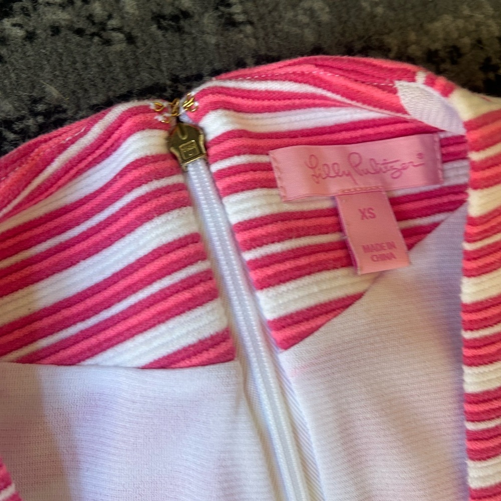 LILY PULITZER Striped V-Neck Sleeveless Mini Dress - Picture 8 of 11